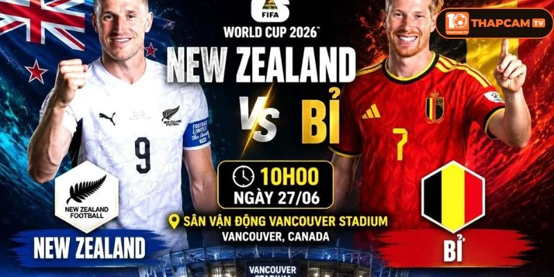 Soi kèo nhà cái New Zealand vs Bỉ là kèo đấu khắc nghiệt cho tấm vé vào vòng 32 đội. 