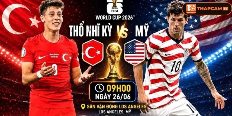 Soi kèo nhà cái Thổ Nhĩ Kỳ vs Mỹ từ ThapCam TIVI hé lộ nhiều thông tin thú vị.