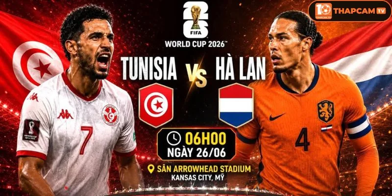 Soi kèo nhà cái Tunisia vs Hà Lan là kèo đấu không cân sức tại bảng F 