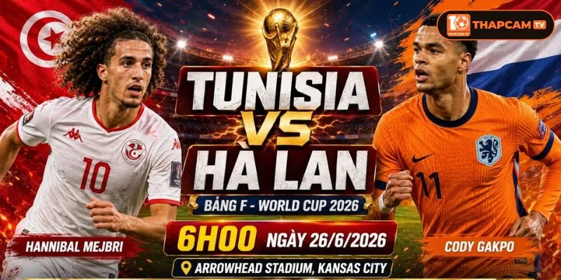 Soi kèo nhà cái Tunisia vs Hà Lan từ ThapCam TIVI hé lộ nhiều thông tin thú vị.